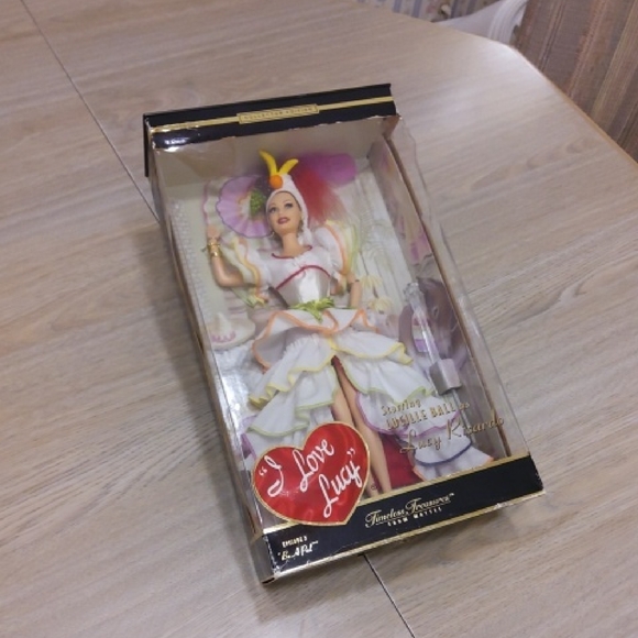 Mattel Other - Mattel I Love Lucy Doll in White with Yellow Accents